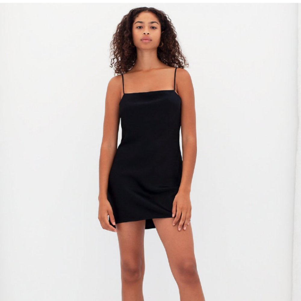 Aritizia Encore dress Mini satin slip dress
